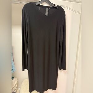 Norma Kamali Black Long Sleeve Dress